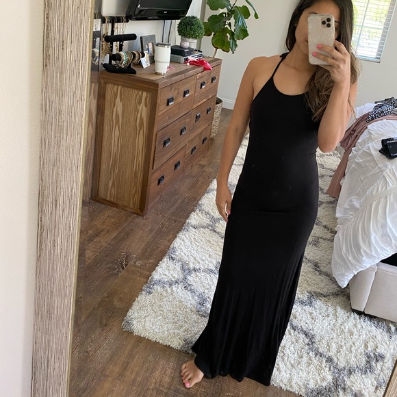 Maxi black dress - Picture 1 of 2